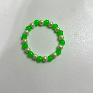 Beaded light up in the dark bracelet